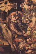 Pieter Aertsen Market Scene oil